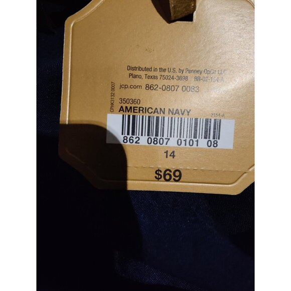 Ryegrass Navy Blue Silky Satin Asymmetric Hem Lace Accent Midi/Maxi Skirt 14 NWT - Picture 5 of 6